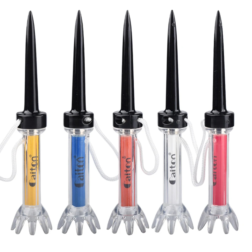 5Pcs Golf Tee,With Magnetic Plastic Golf Tee, 3 Sizes (79Mm/85Mm/90Mm), 360Degree Bounce New Gift,Golf Training Practice