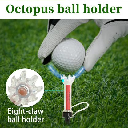 5Pcs Golf Tee,With Magnetic Plastic Golf Tee, 3 Sizes (79Mm/85Mm/90Mm), 360Degree Bounce New Gift,Golf Training Practice