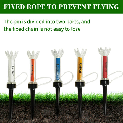 5Pcs Golf Tee,With Magnetic Plastic Golf Tee, 3 Sizes (79Mm/85Mm/90Mm), 360Degree Bounce New Gift,Golf Training Practice