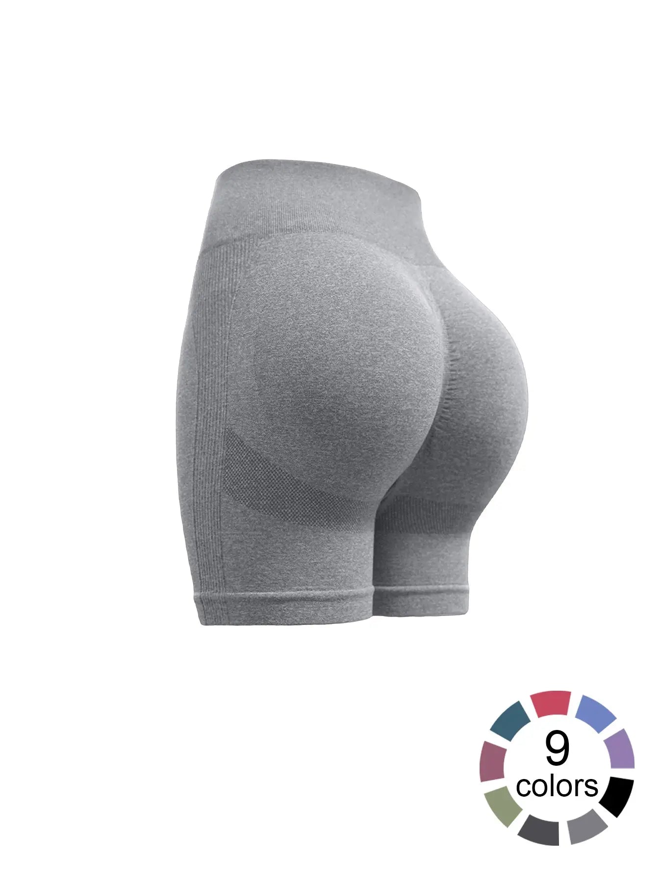 Women'S High Waist Workout Stretch Shorts Butt Lifting Tummy Control Ruched Booty Smile Yoga Short Pants High Waisted Shorts Athletic Wear Shorts Sport Shorts
