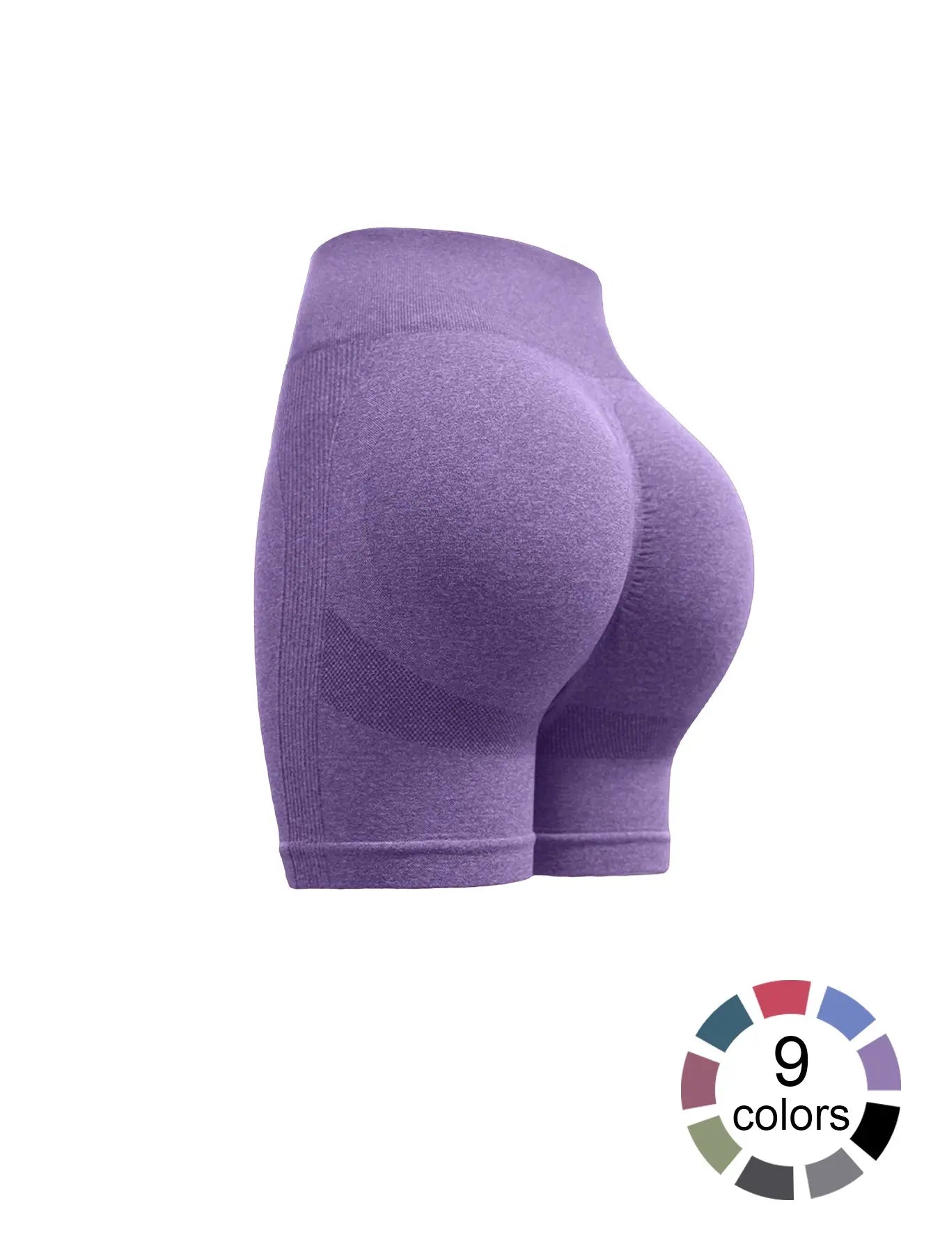 Women'S High Waist Workout Stretch Shorts Butt Lifting Tummy Control Ruched Booty Smile Yoga Short Pants High Waisted Shorts Athletic Wear Shorts Sport Shorts
